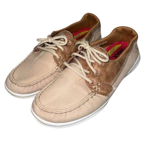 Skechers Women's Go Walk Lite Coral Boat Shoes size 8.5 - Picture 1 of 13